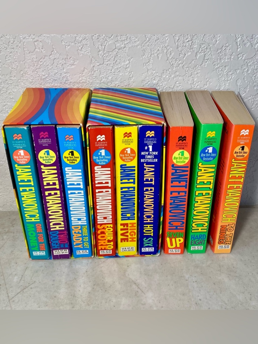 Janet Evanovich - A Stephanie Plum Novel -Box Set Lot Volumes 1-9 Paperback